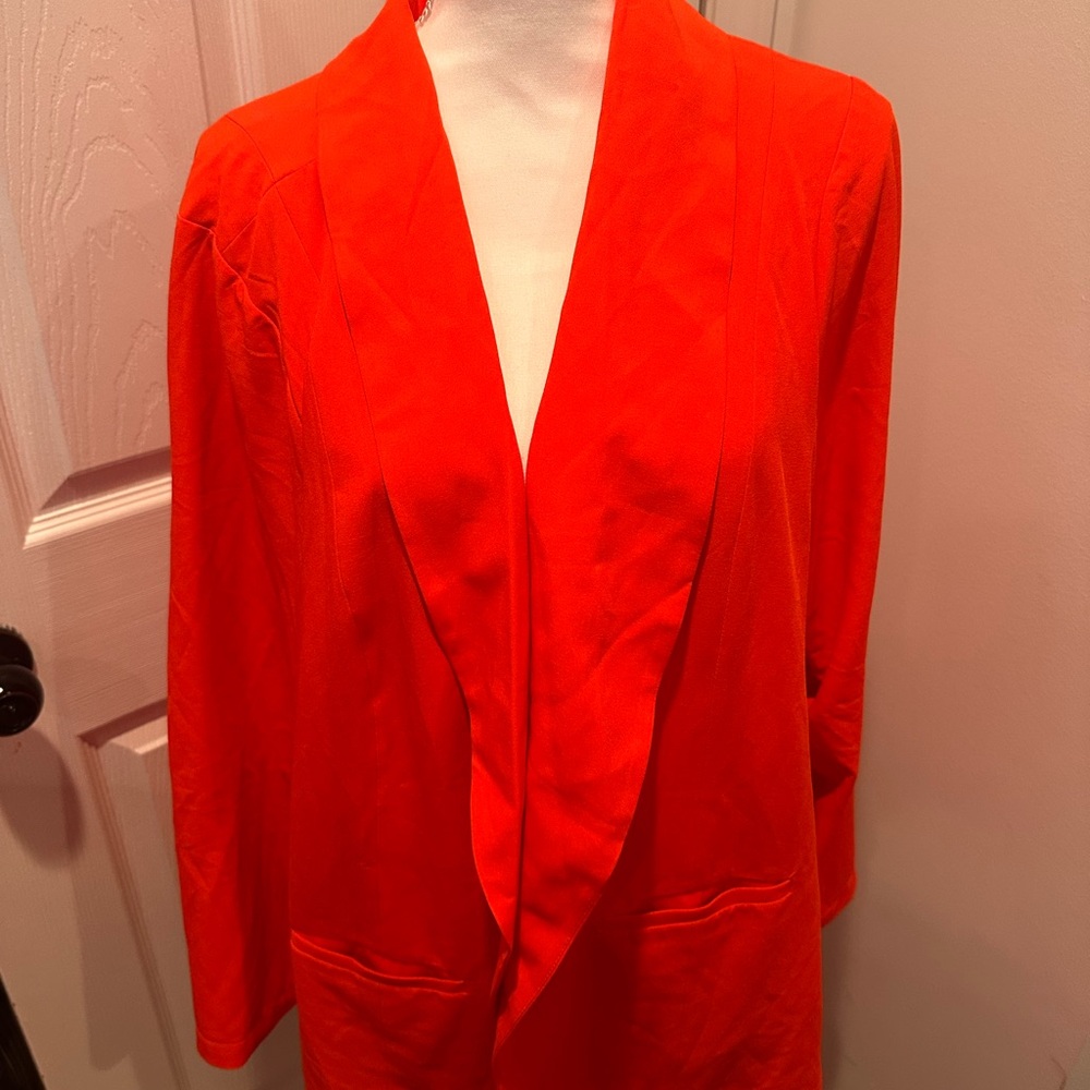 Studio by Torrid Orange/Red Blazer